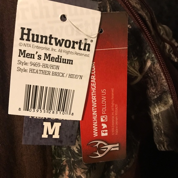 Huntsworth Men’s Camo Hunting Sweater- M - Picture 4 of 8